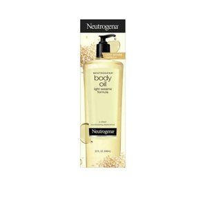 Neutrogena Body Oil 32 Oz Light Sesame Formula Dry Skin Moisturizer NEW